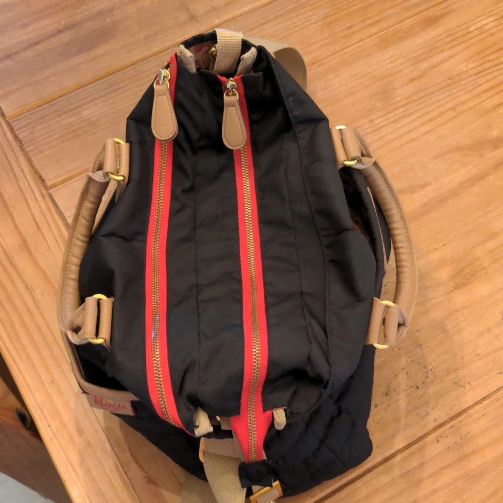 Maman New York Classic Black Designer Diaper Bag